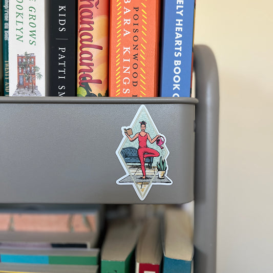 A Balanced Woman Magnet