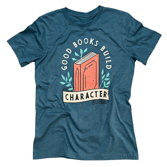Good Books Build Character Tee
