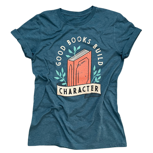 Good Books Build Character Tee