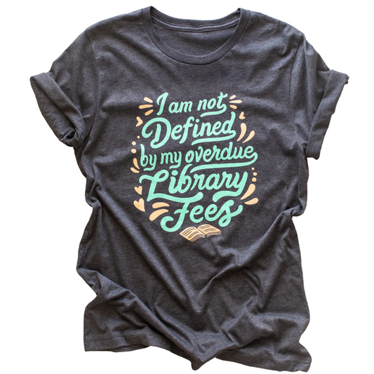 Library Mantra Tee in Navy