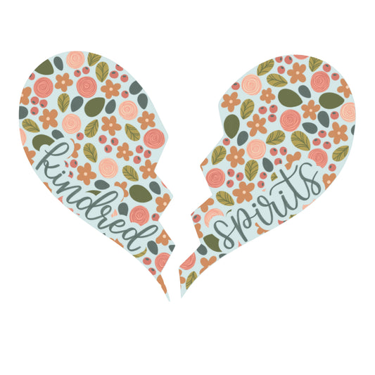 Kindred Spirits Floral Sticker