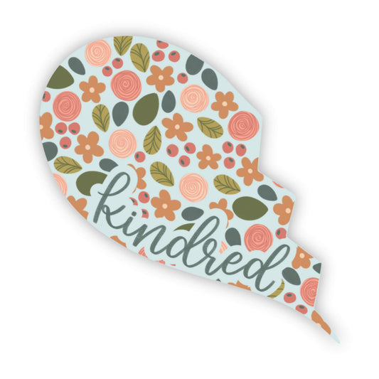 Kindred Spirits Floral Sticker
