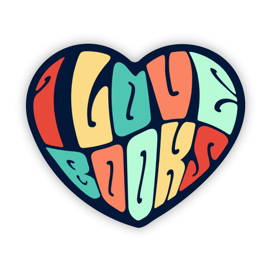 I Love Books Sticker