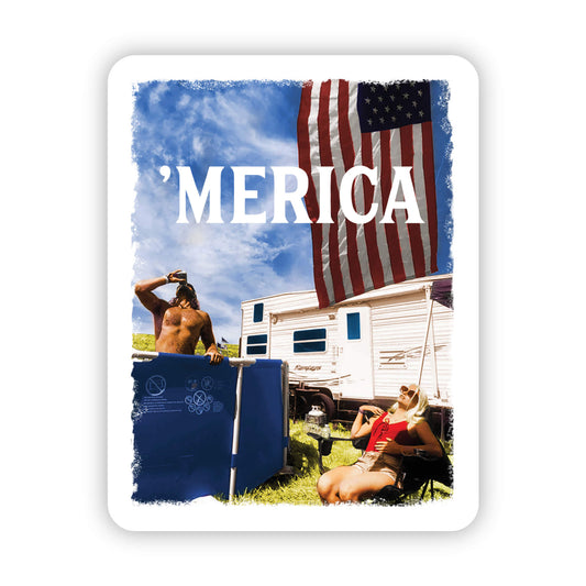 'Merica Sticker