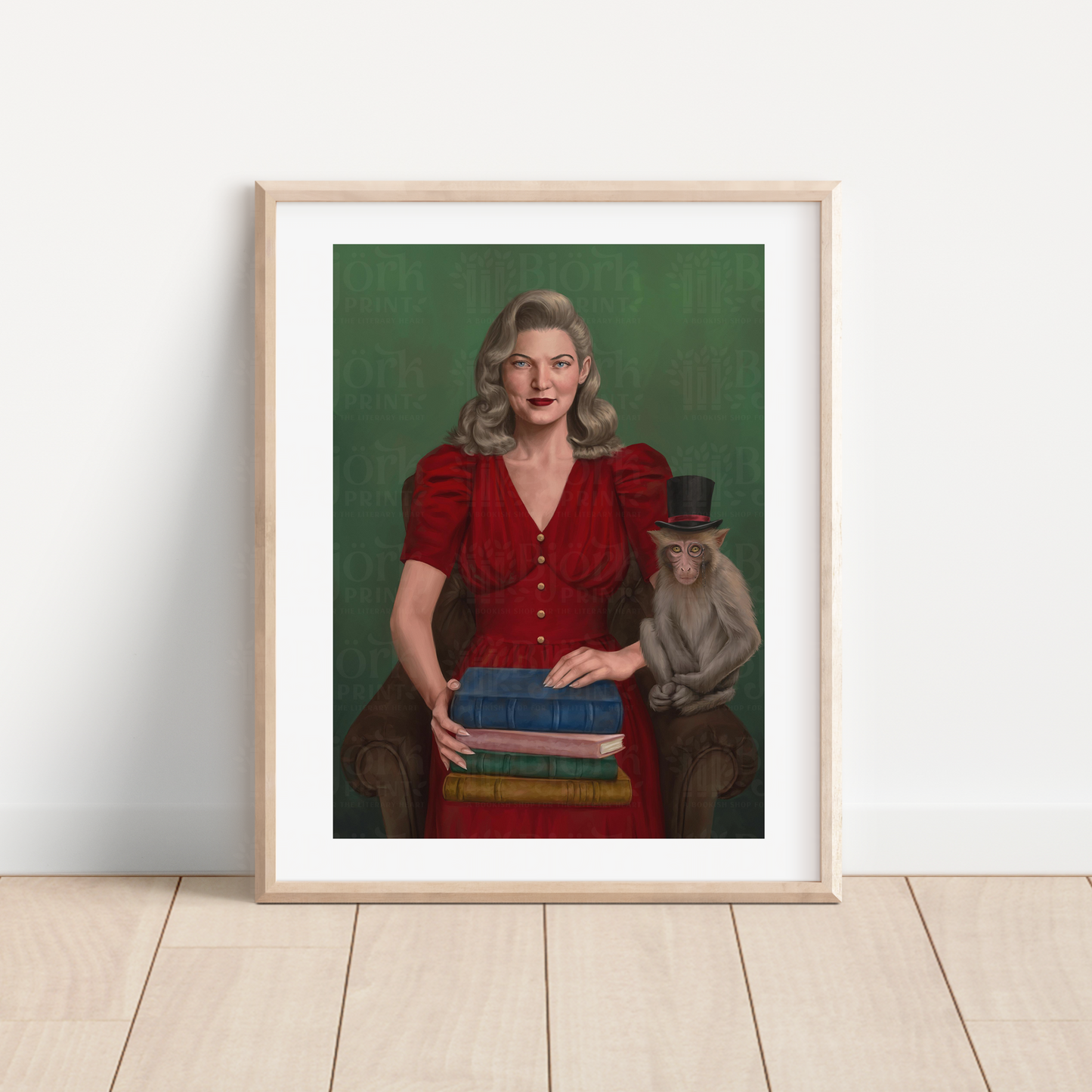 A Woman and Her Books Digital Download
